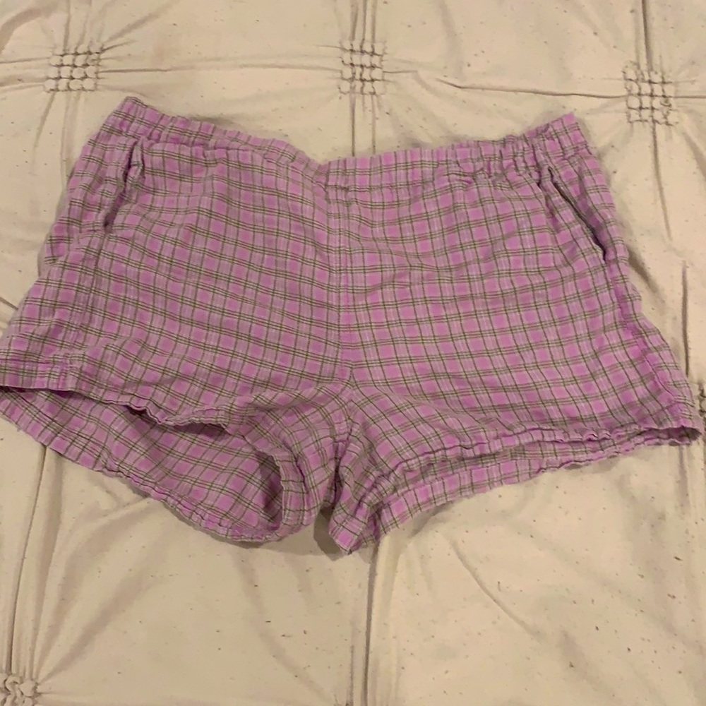 rare brandy logan plaid shorts